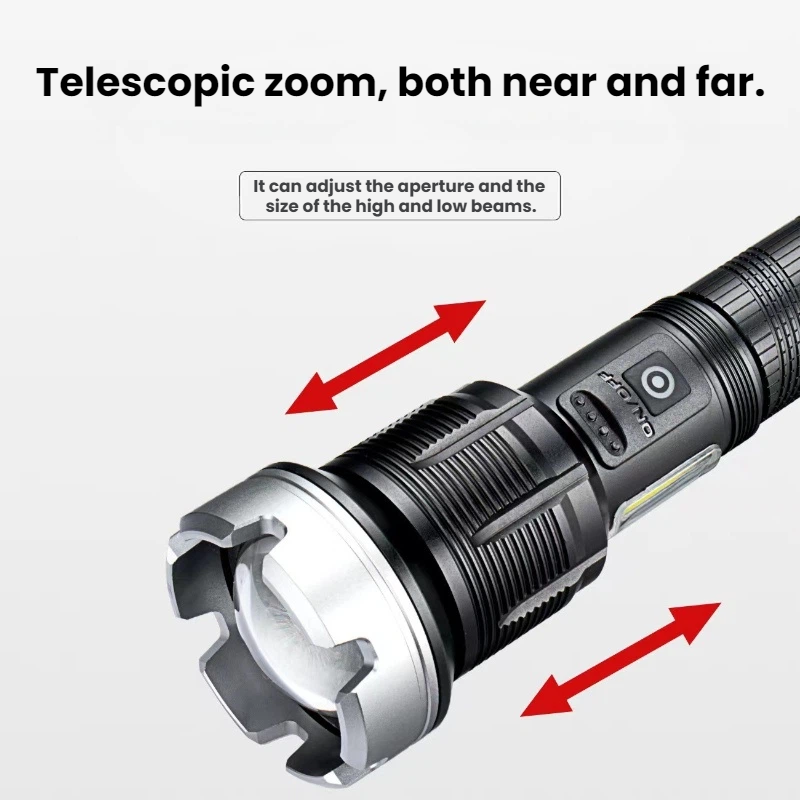 High-power LED Flashlight Tele – Outdoor Power For Camping recenzja i cena
