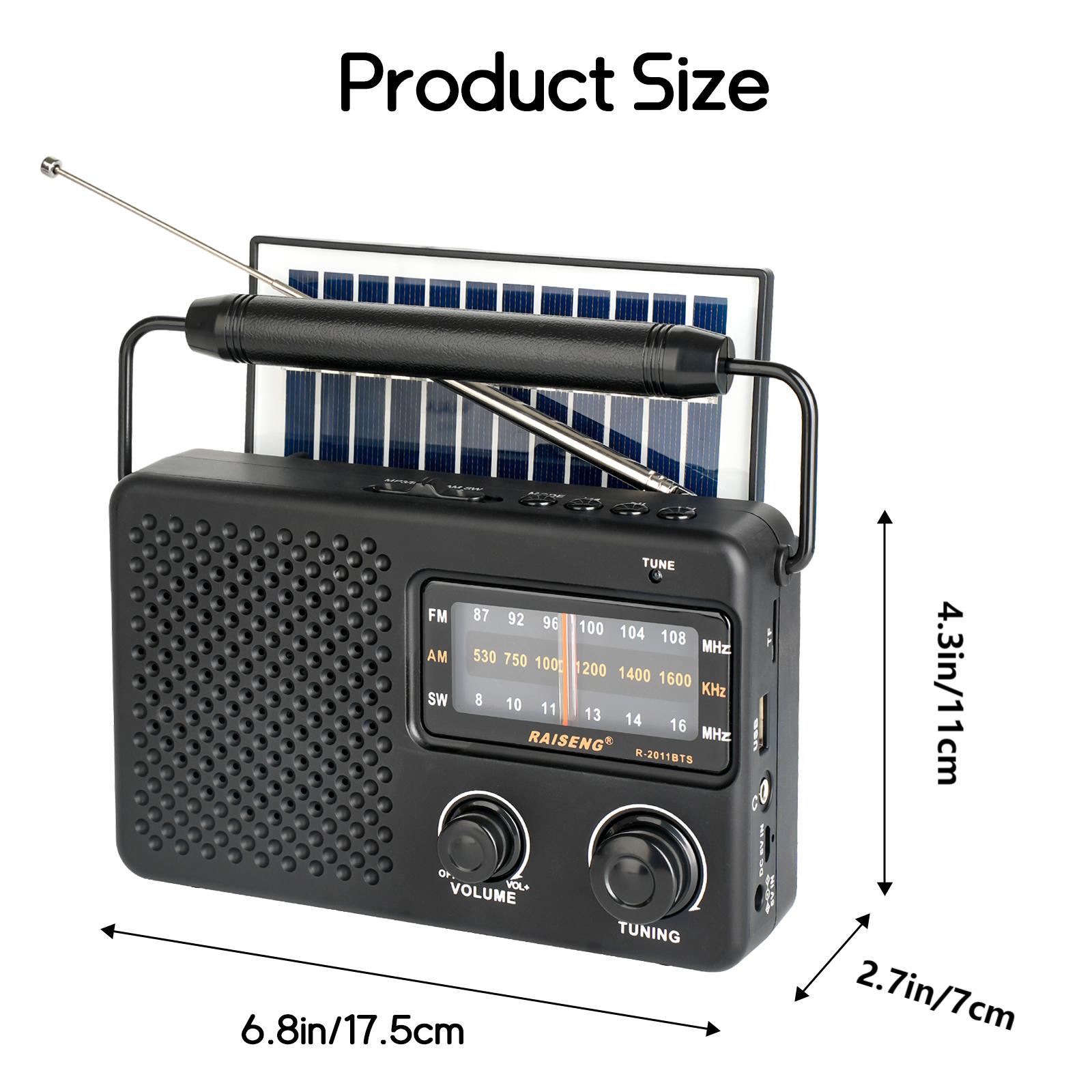 R-2011BTS portable radio AM FM – Outdoor Power Jack recenzja i cena