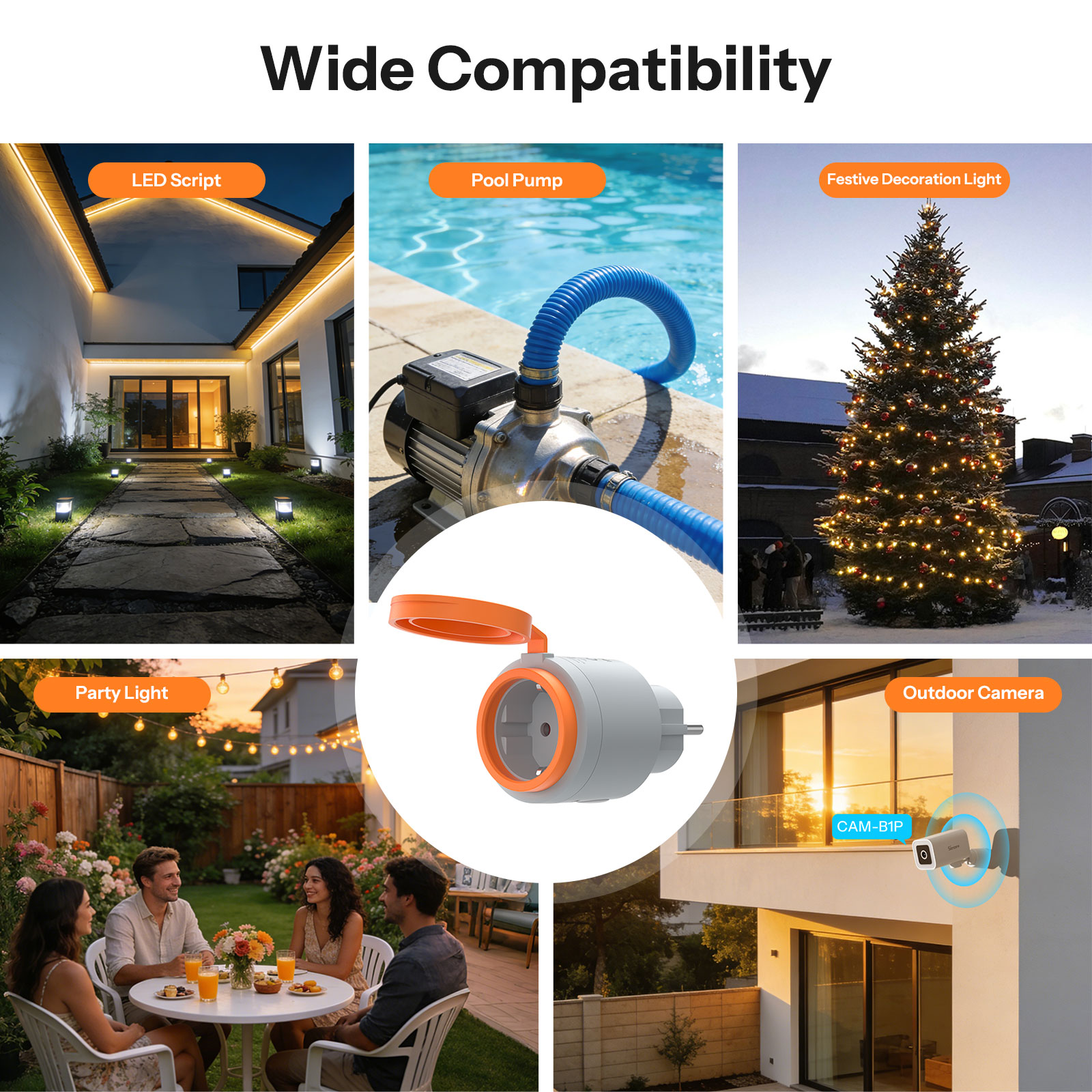 SONOFF S61STPF-PM-O Outdoor (T – Outdoor Power Outlet Wifi recenzja i cena